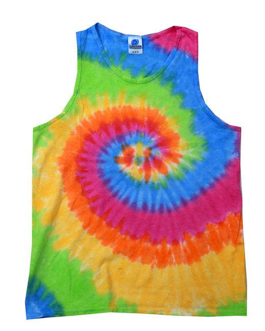 Tie-Dye Adult 5.4 oz. 100% Cotton Tank Top CD3500 - Dresses Max