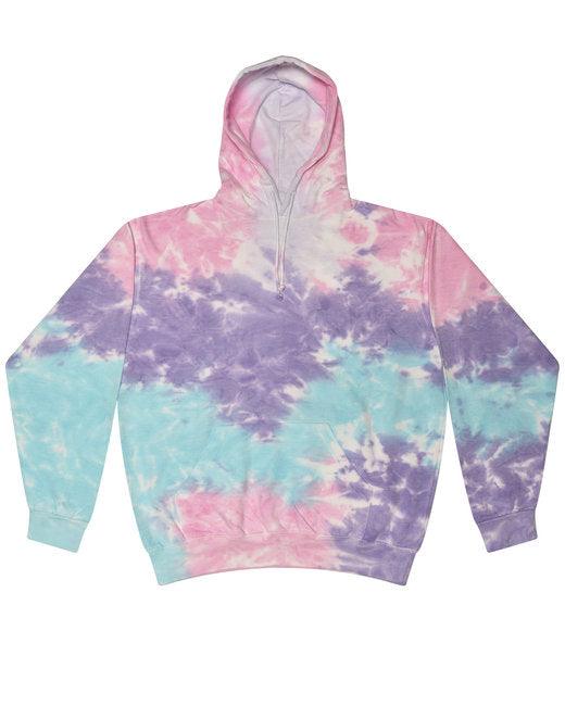 Adult Tie-Dyed Pullover Hooded Sweatshirt CD877 - Dresses Max