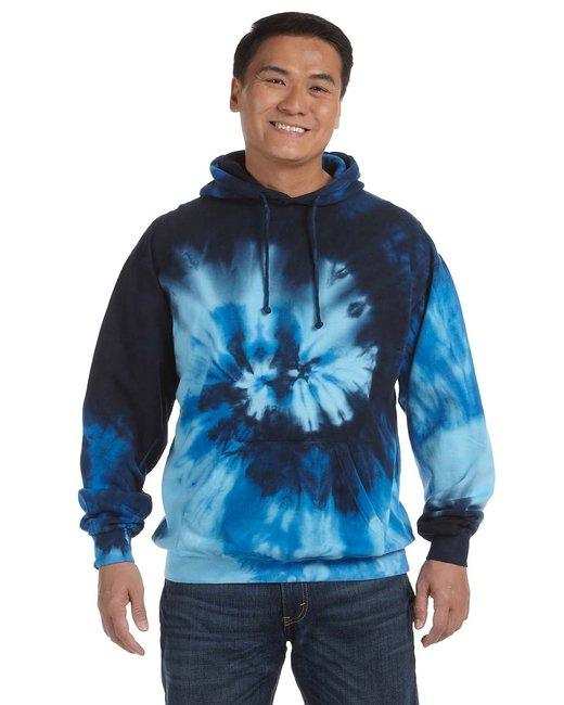 Adult Tie-Dyed Pullover Hooded Sweatshirt CD877 - Dresses Max