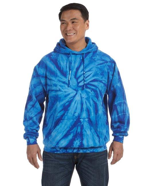 Adult Tie-Dyed Pullover Hooded Sweatshirt CD877 - Dresses Max