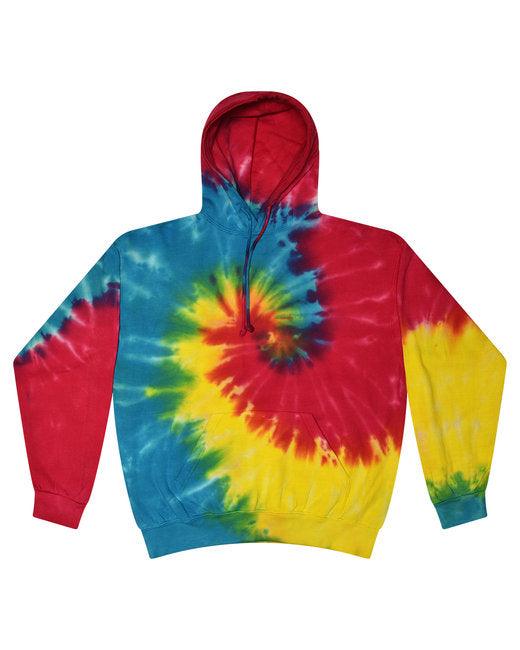 Adult Tie-Dyed Pullover Hooded Sweatshirt CD877 - Dresses Max
