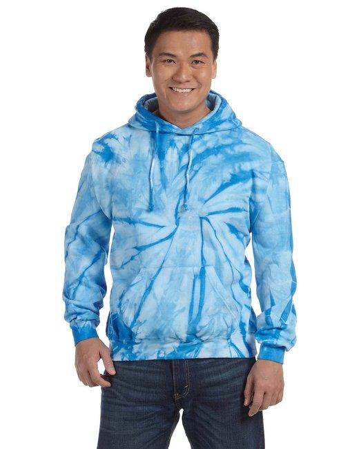 Adult Tie-Dyed Pullover Hooded Sweatshirt CD877 - Dresses Max