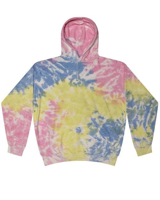 Adult Tie-Dyed Pullover Hooded Sweatshirt CD877 - Dresses Max