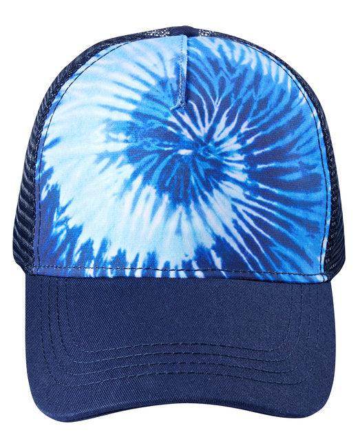 Tie-Dye Adult Trucker Hat CD9200 - Dresses Max