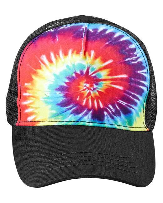 Tie-Dye Adult Trucker Hat CD9200 - Dresses Max