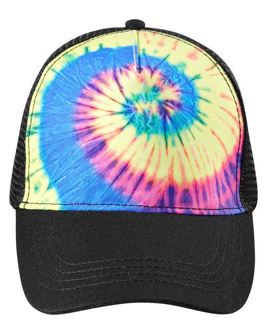Tie-Dye Adult Trucker Hat CD9200 - Dresses Max