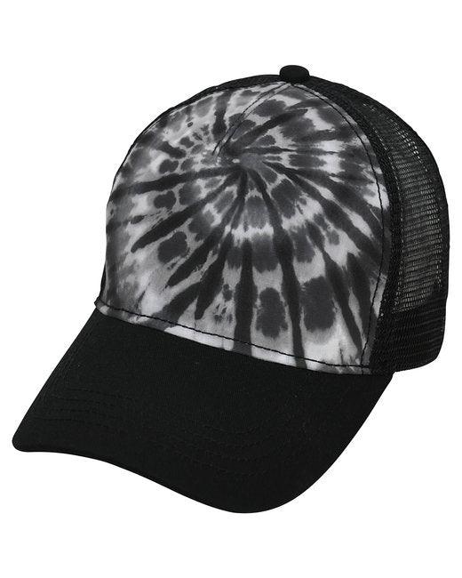 Tie-Dye Adult Trucker Hat CD9200 - Dresses Max