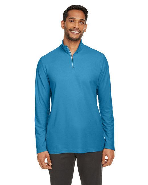 CORE365 Men's Fusion ChromaSoft Pique Quarter-Zip CE405 - Dresses Max