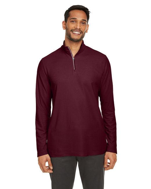 CORE365 Men's Fusion ChromaSoft Pique Quarter-Zip CE405 - Dresses Max