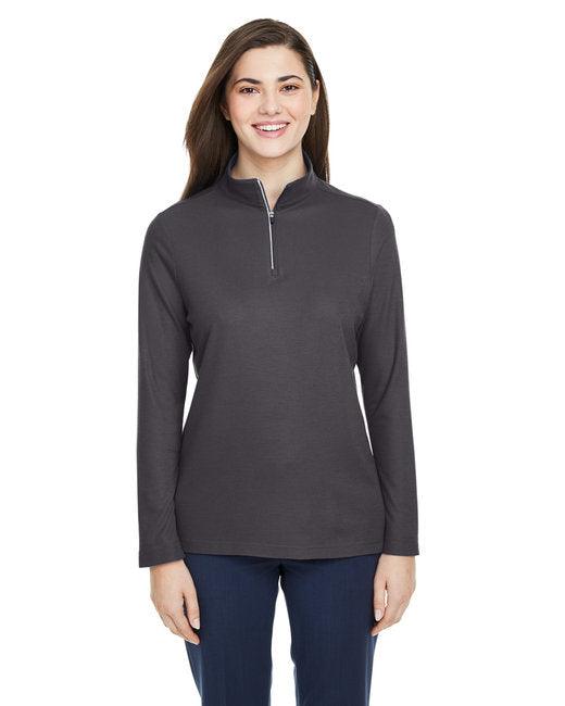 CORE365 Ladies' Fusion ChromaSoft Pique Quarter-Zip CE405W - Dresses Max