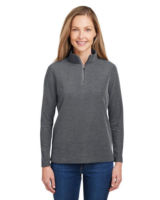 CORE365 Ladies' Fusion ChromaSoft Pique Quarter-Zip CE405W - Dresses Max