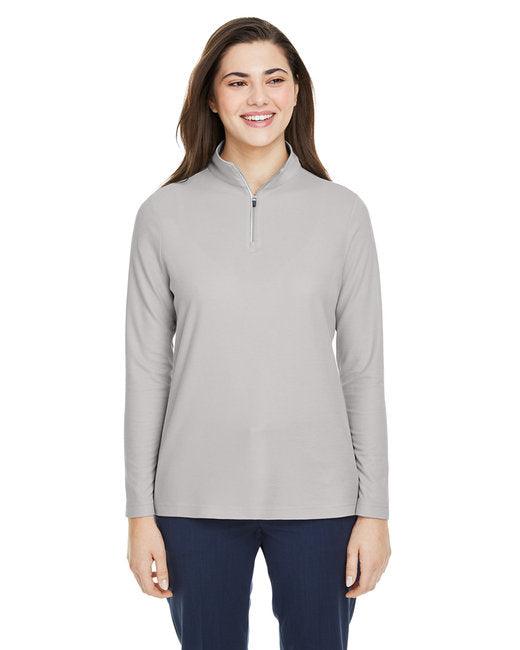 CORE365 Ladies' Fusion ChromaSoft Pique Quarter-Zip CE405W - Dresses Max