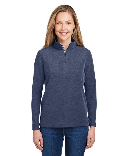 CORE365 Ladies' Fusion ChromaSoft Pique Quarter-Zip CE405W - Dresses Max