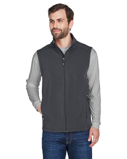 CORE365 Men's Cruise Two-Layer Fleece Bonded Soft Shell Vest CE701 - Dresses Max