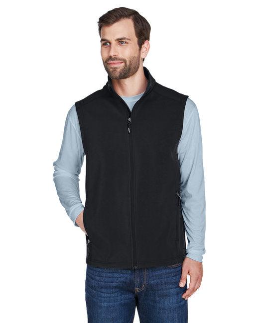 CORE365 Men's Cruise Two-Layer Fleece Bonded Soft Shell Vest CE701 - Dresses Max