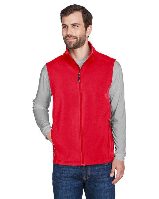CORE365 Men's Cruise Two-Layer Fleece Bonded Soft Shell Vest CE701 - Dresses Max