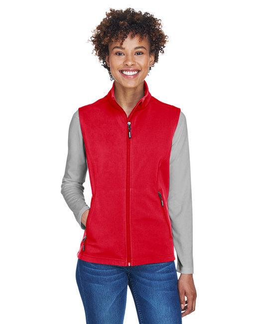 CORE365 Ladies' Cruise Two-Layer Fleece Bonded Soft Shell Vest CE701W - Dresses Max