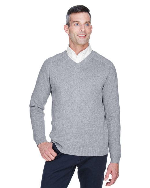 Devon & Jones Men's V-Neck Sweater D475 - Dresses Max
