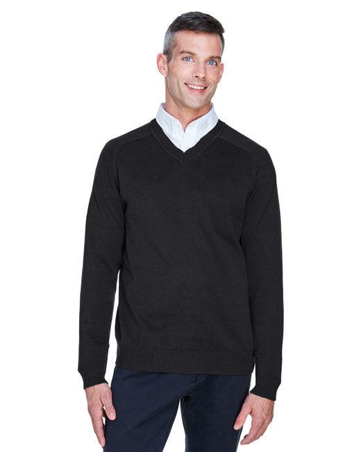 Devon & Jones Men's V-Neck Sweater D475 - Dresses Max