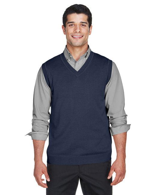Devon & Jones Adult V-Neck Vest D477 - Dresses Max
