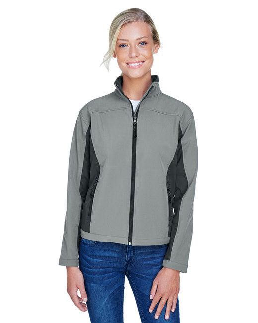 Devon & Jones Ladies' Soft Shell Colorblock Jacket D997W - Dresses Max