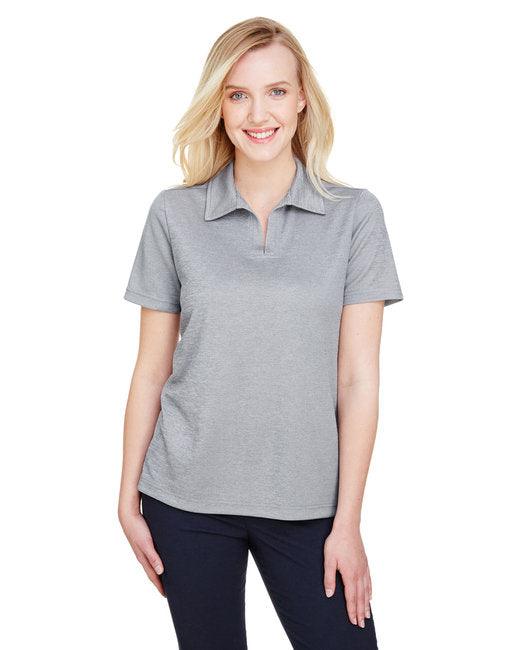 Devon & Jones CrownLux Performance Ladies' Address Melange Polo DG22W - Dresses Max