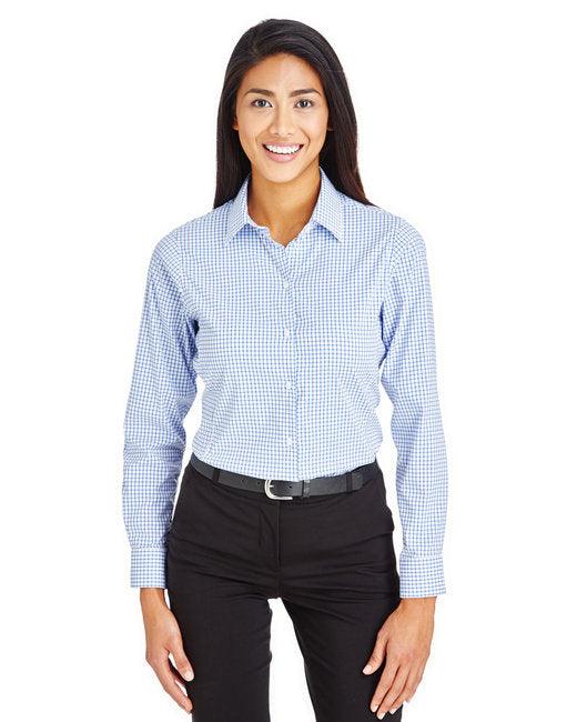 Devon & Jones CrownLux Performance Ladies' Micro Windowpane Shirt DG540W - Dresses Max