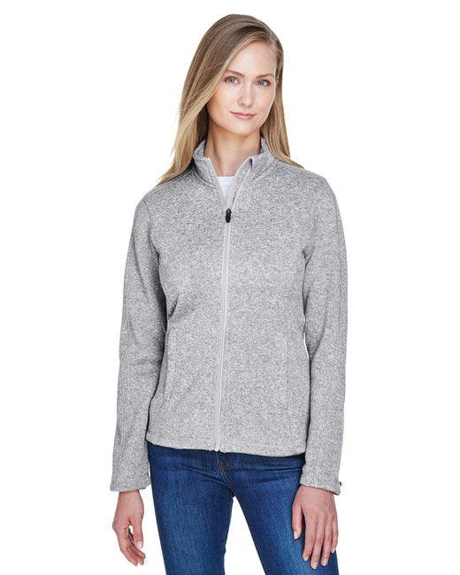 Devon & Jones Ladies' Bristol Full-Zip Sweater Fleece Jacket DG793W - Dresses Max