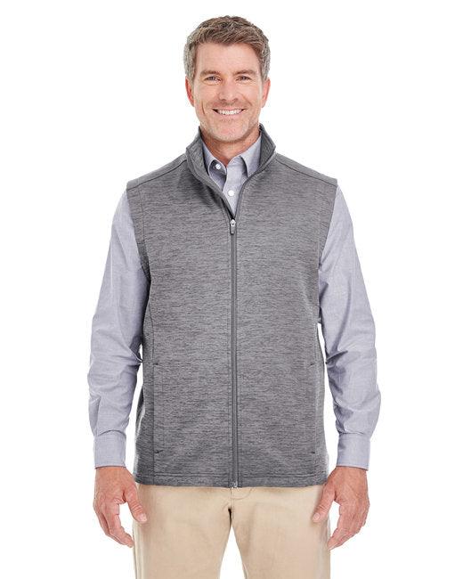 Devon & Jones Men's Newbury M lange Fleece Vest DG797 - Dresses Max