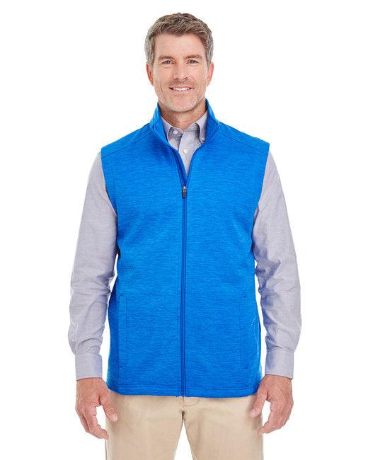 Devon & Jones Men's Newbury M lange Fleece Vest DG797 - Dresses Max