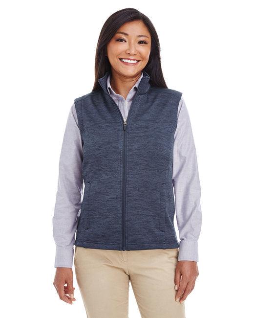 Devon & Jones Ladies' Newbury M lange Fleece Vest DG797W - Dresses Max