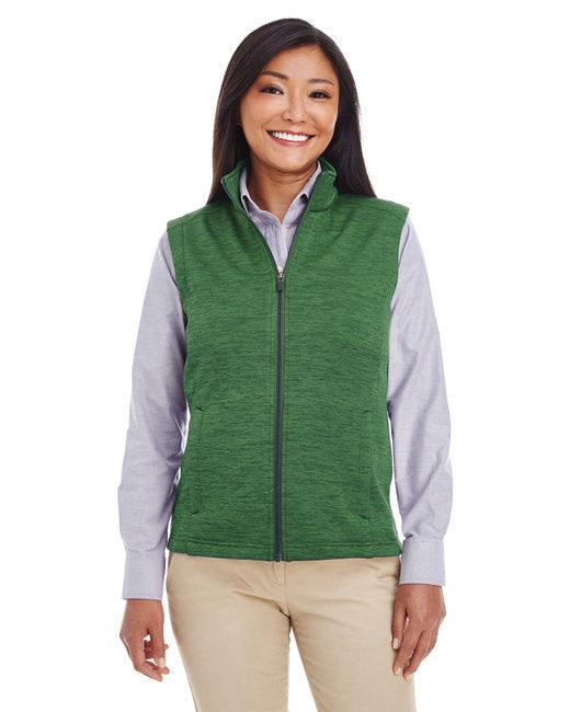 Devon & Jones Ladies' Newbury M lange Fleece Vest DG797W - Dresses Max