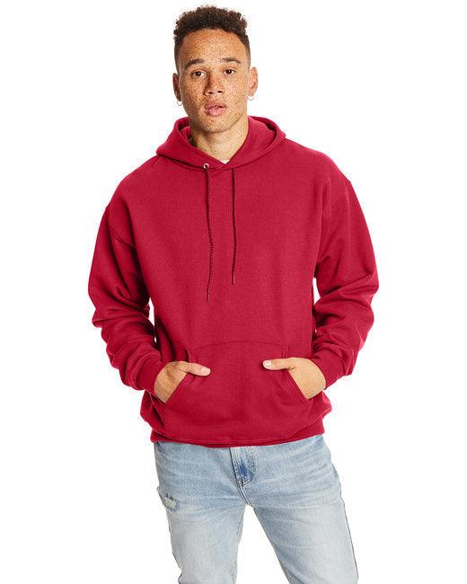 Hanes Adult 9.7 oz. Ultimate Cotton® 90/10 Pullover Hooded Sweatshirt F170 - Dresses Max