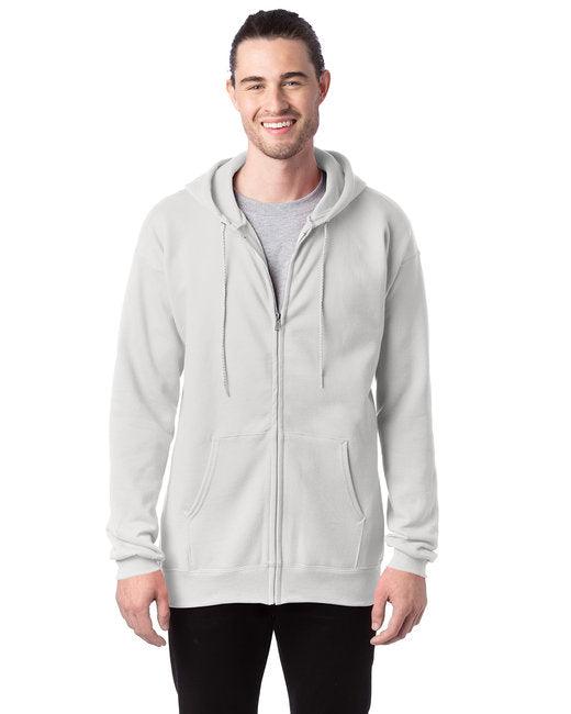 Hanes Adult 9.7 oz. Ultimate Cotton 90/10 Full-Zip Hooded Sweatshirt F280 - Dresses Max