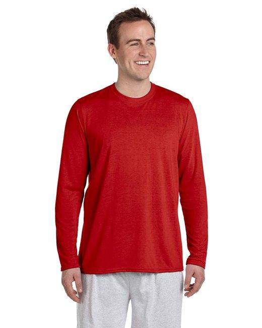 Gildan Adult Performance® Adult 5 oz. Long-Sleeve T-Shirt G424 - Dresses Max