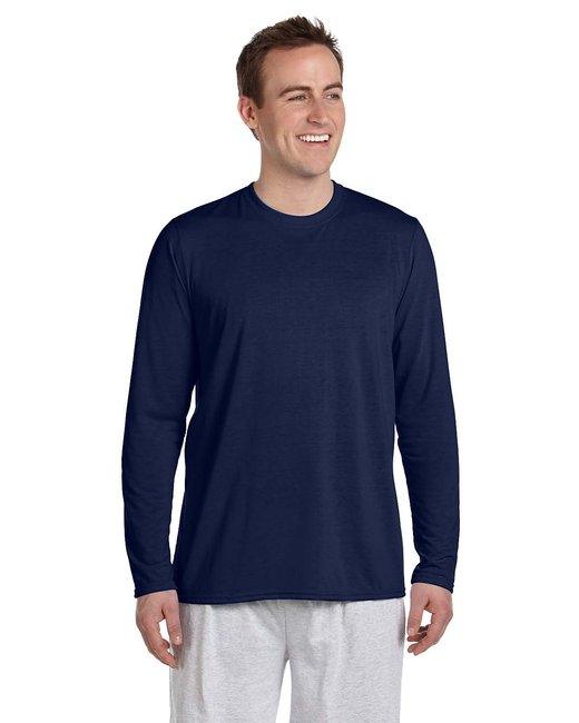 Gildan Adult Performance® Adult 5 oz. Long-Sleeve T-Shirt G424 - Dresses Max