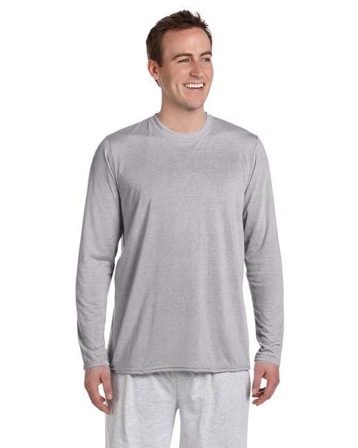 Gildan Adult Performance Adult 5 oz. Long-Sleeve T-Shirt G424 - Dresses Max