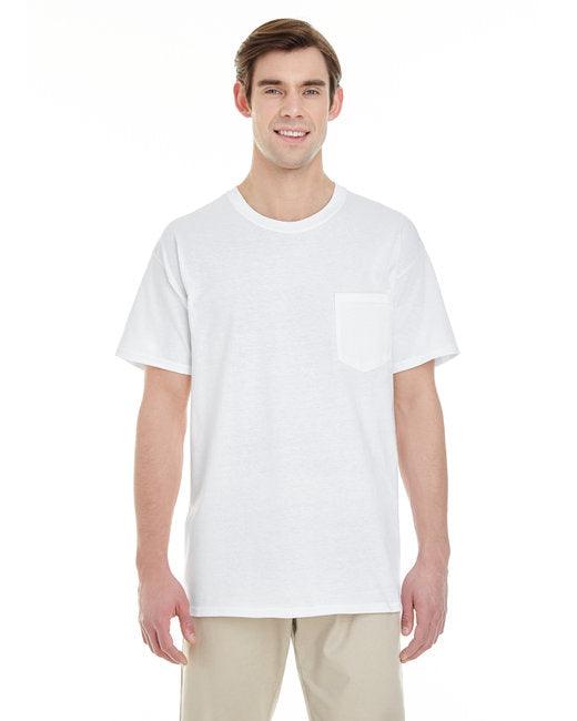 Gildan Unisex Heavy Cotton Pocket T-Shirt G530 - Dresses Max