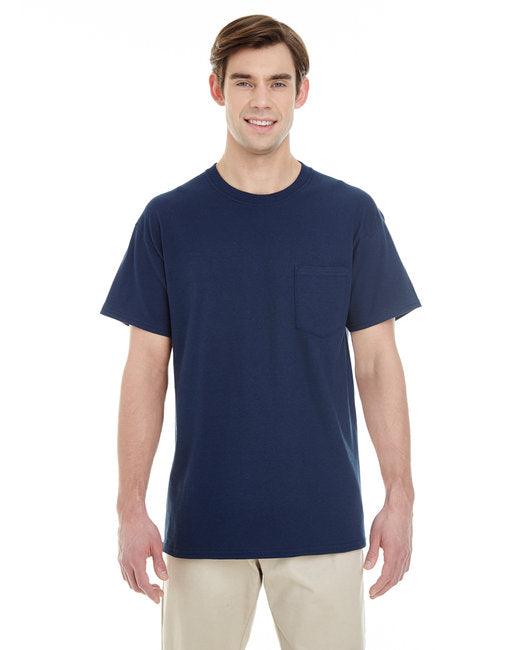 Gildan Unisex Heavy Cotton Pocket T-Shirt G530 - Dresses Max