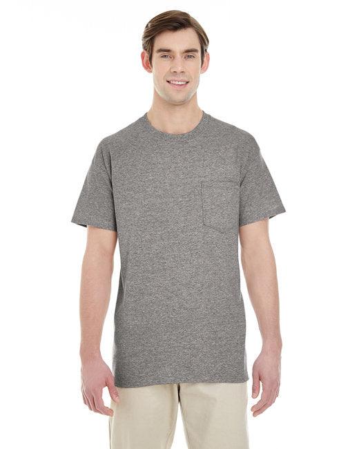 Gildan Unisex Heavy Cotton Pocket T-Shirt G530 - Dresses Max