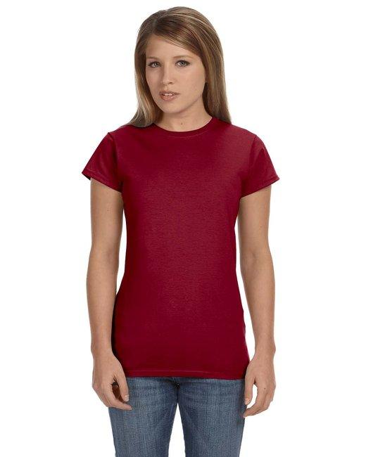 Gildan Ladies' Softstyle Fitted T-Shirt G640L - Dresses Max