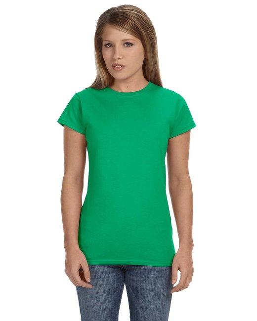 Gildan Ladies' Softstyle Fitted T-Shirt G640L - Dresses Max