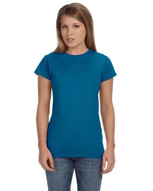 Gildan Ladies' Softstyle Fitted T-Shirt G640L - Dresses Max