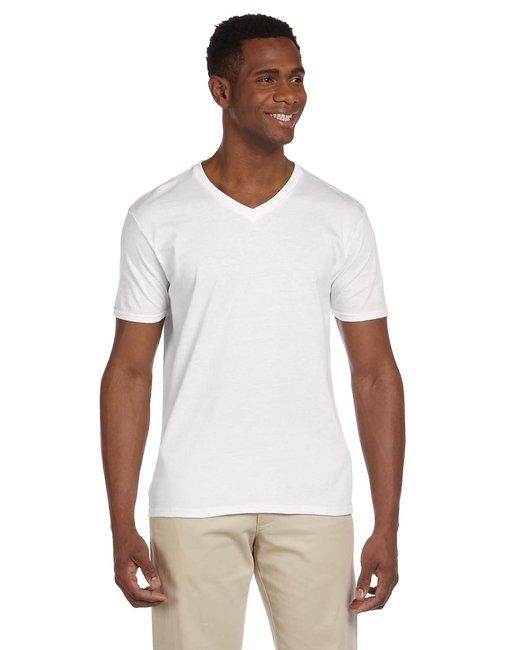 Gildan Adult Softstyle® V-Neck T-Shirt G64V - Dresses Max