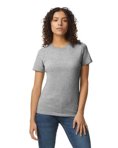 Gildan Ladies' Softstyle Midweight Ladies' T-Shirt G650L - Dresses Max