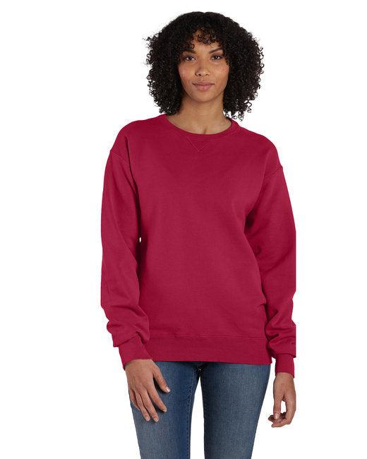 ComfortWash by Hanes Unisex Crew Sweatshirt GDH400 - Dresses Max