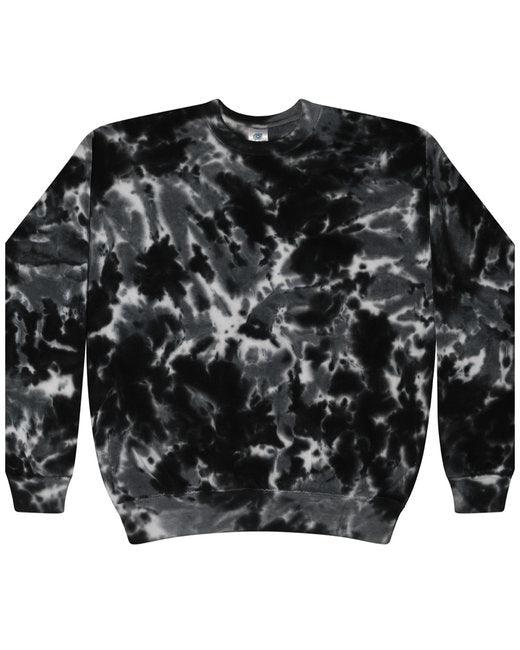 Tie-Dye Adult 8.5 oz., 80/20 crew neck fleece H8100 - Dresses Max