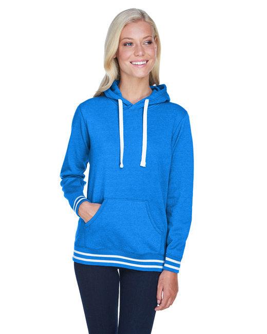 J America Ladies' Relay Hooded Sweatshirt JA8651 - Dresses Max