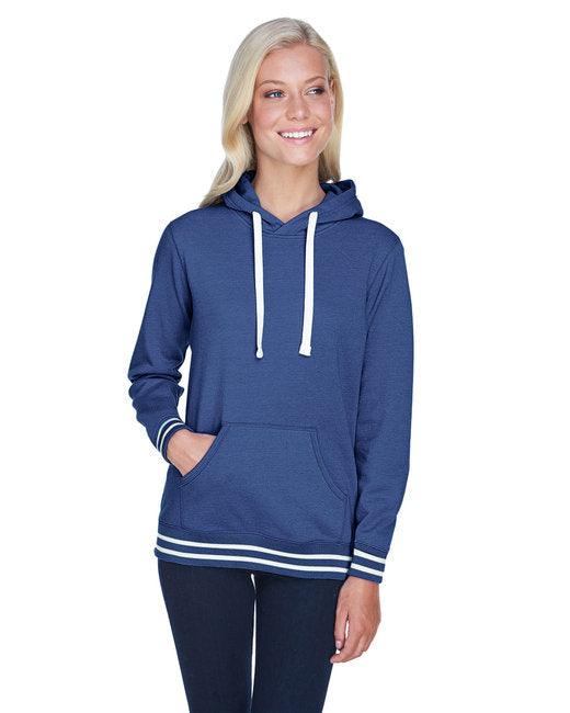 J America Ladies' Relay Hooded Sweatshirt JA8651 - Dresses Max