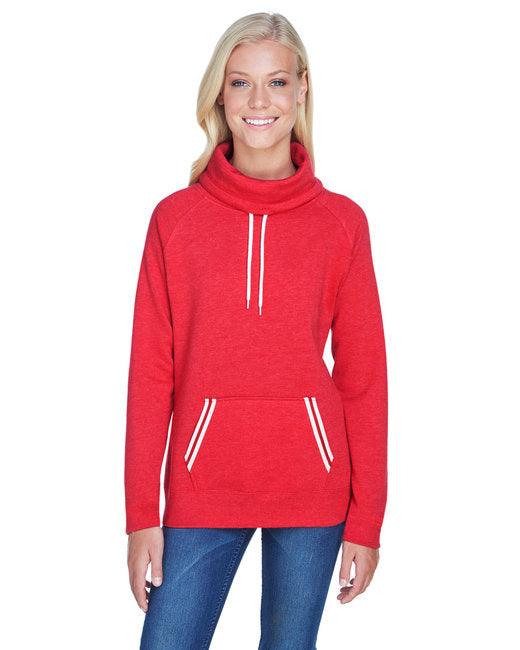 J America Ladies' Relay Cowl Neck JA8653 - Dresses Max